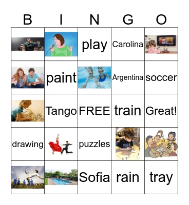 Unit 6 Bingo Card