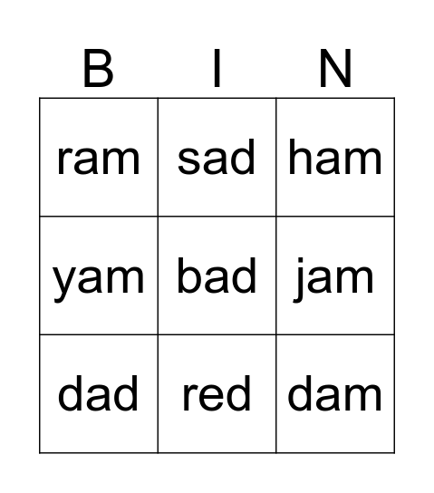 Let's read Bingo Card