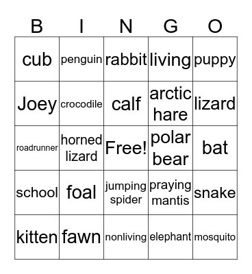 September Session Review Bingo Card