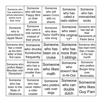 4:12 People Bingo Card