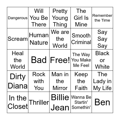 KING OF POPingo Bingo Card