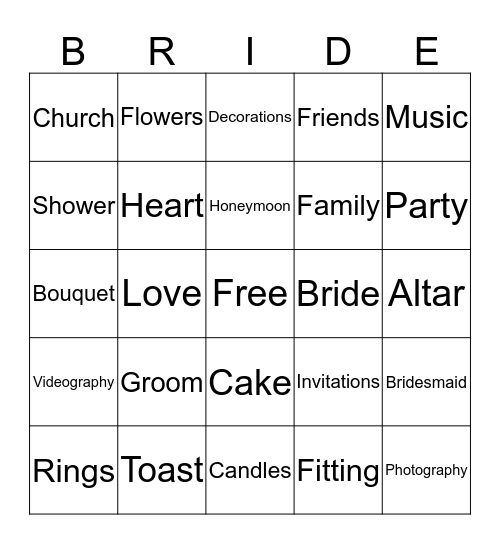 CONGRATULATIONS KRISTIE Bingo Card