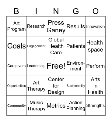 AMI BINGO Card