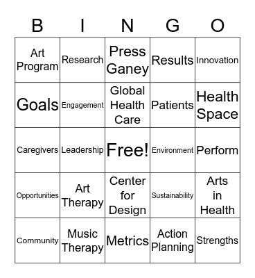 AMI BINGO Card