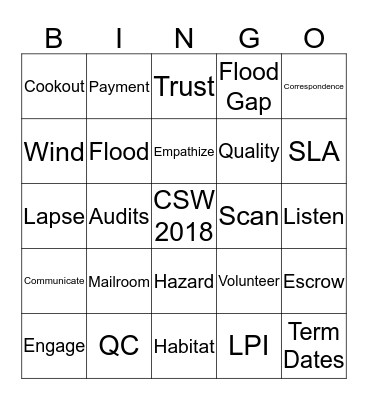 I Protect What Matters Most! Bingo Card