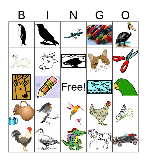 Happy Cat Bingo Card Bingo Card