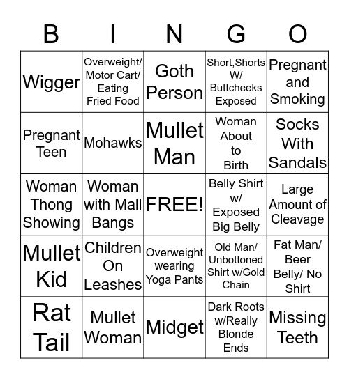 STATE FAIR!! Bingo Card