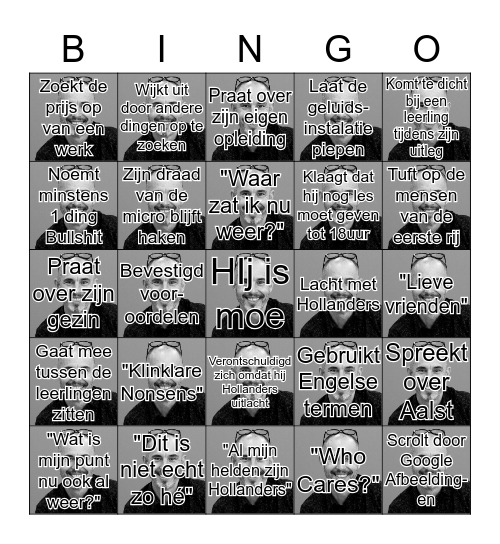 Bingo Renny Bingo Card