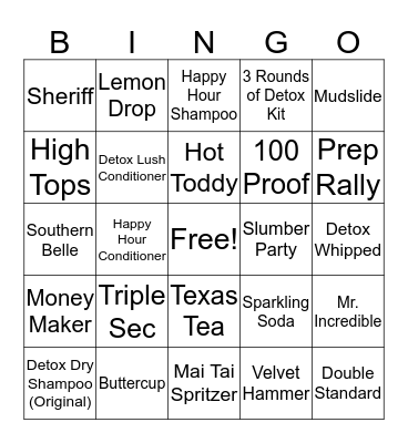 October Bingo!!! Bingo Card