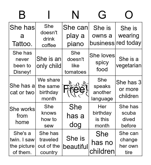 Sisters of Purpose  Bingo Card