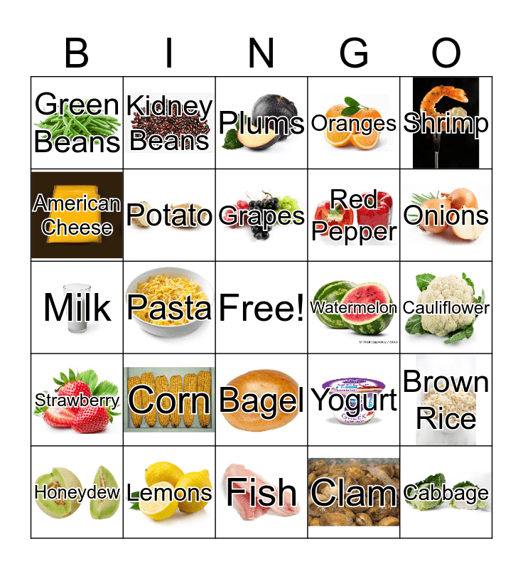 Play Healthy Eating Bingo Online BingoBaker