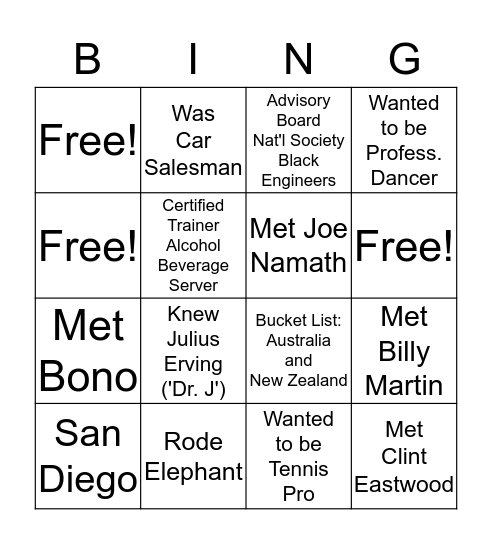 SMA REFRESH BINGO 10/3/2017 Bingo Card