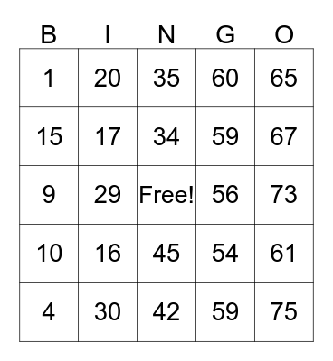 Get to know you Bingo  Bingo Card