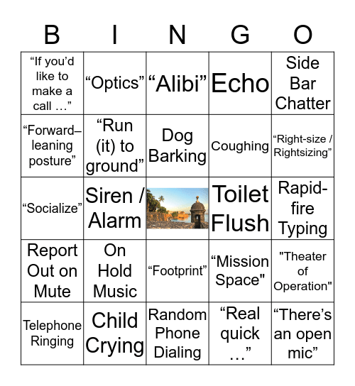 2017 Hurricane Response CONCALL BINGO Card