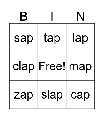 'ap family Bingo Card