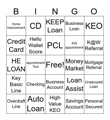 Teller Bingo Card