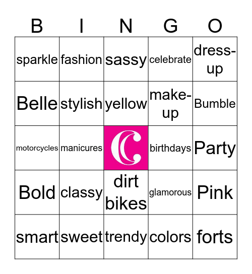 Bella & Bumble Bingo! Bingo Card