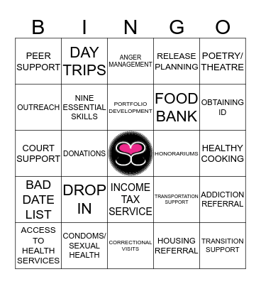 STEPPING STONE  Bingo Card