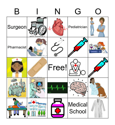 Health Bingo Card