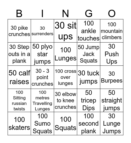 Bootcamp Bingo Card