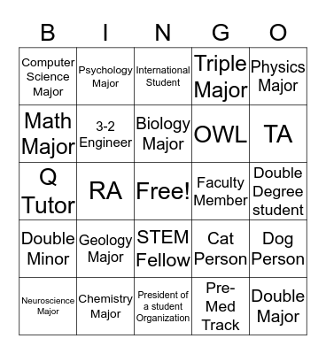 C.L.E.A.R. Conversation Bingo Card