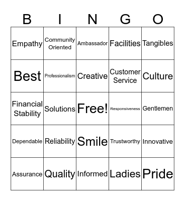 Culture Bingo Card