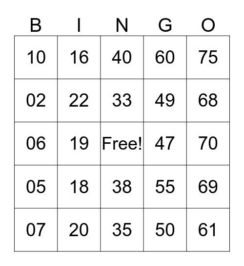 Miss Linds 2 Bingo Card