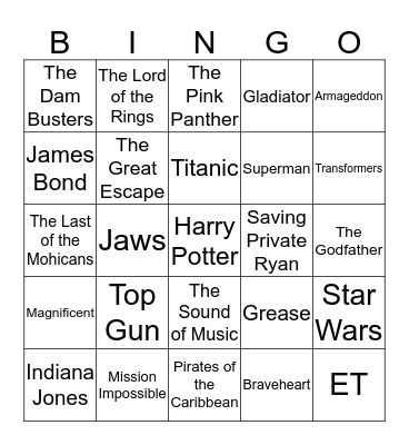 MS PATRICK's BINGO Card