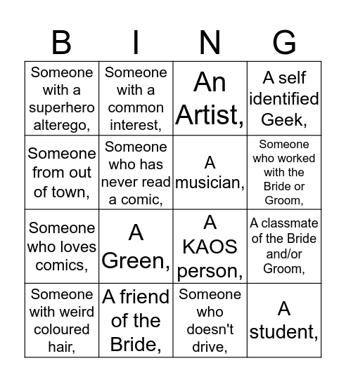 Photo (incl Selfie) Bingo - Get a photo with someone new for each square Bingo Card