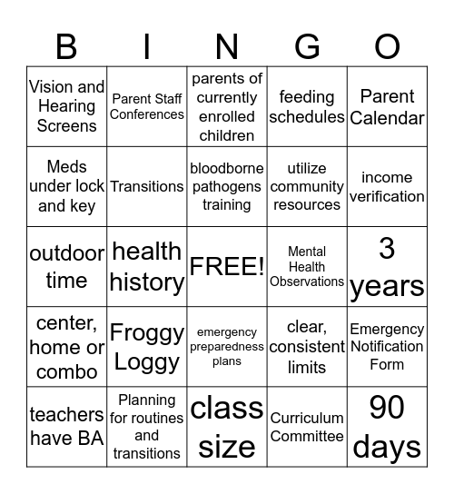 startup bingo