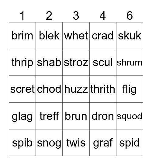 Beg Blends Bingo #2 Bingo Card