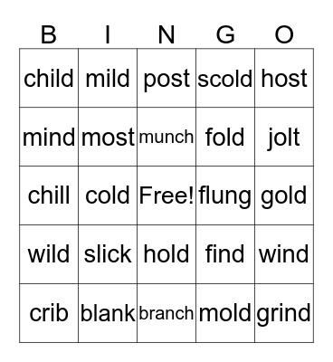 Unit 3 Bingo Card