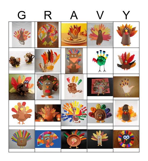 Thanksgiving 2017 Bingo Card