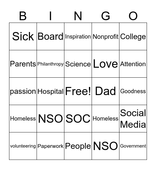 Ms. Maier Bingo Card