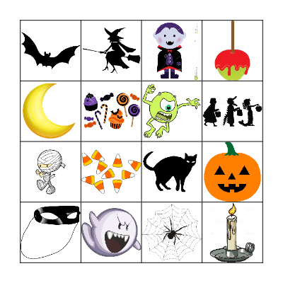 Halloween Bingo Card