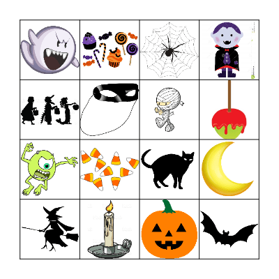 Halloween Bingo Card