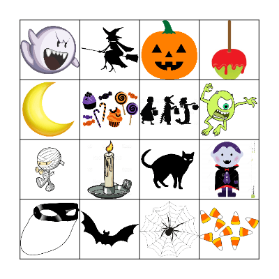 Halloween Bingo Card
