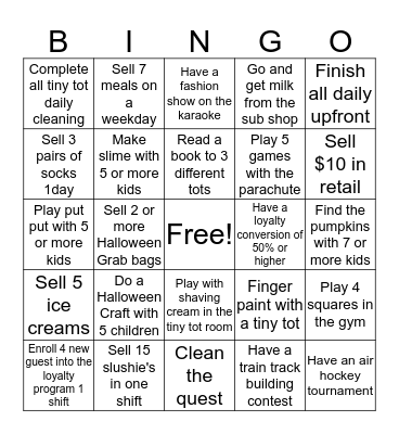 BINGO #3 Bingo Card