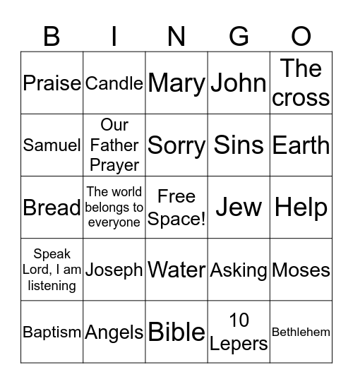 Unit 1 Review Bingo Card
