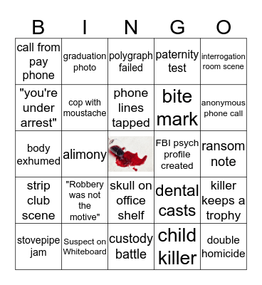 WineCrime10/12 Bingo Card