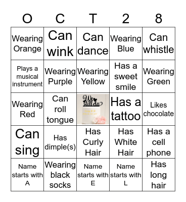 Happy 50th Wedding Anniversary  Bingo Card