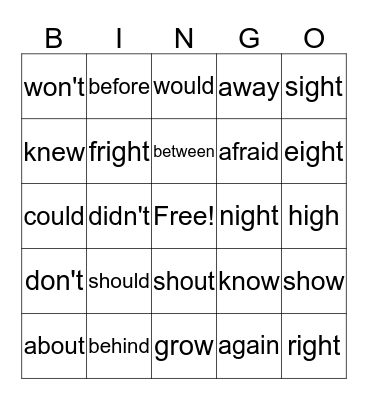 Blue Level H Bingo Card