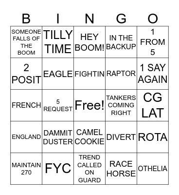 FE ROTR HOME Bingo Card