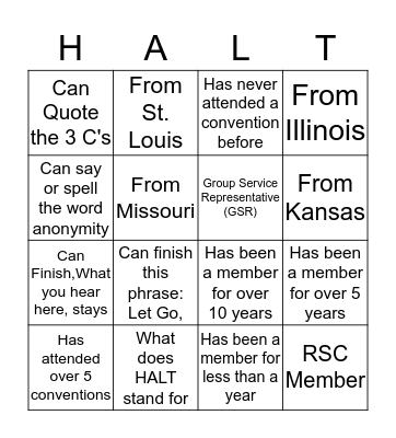 CHANGE IS TAKING PLACE Bingo Card