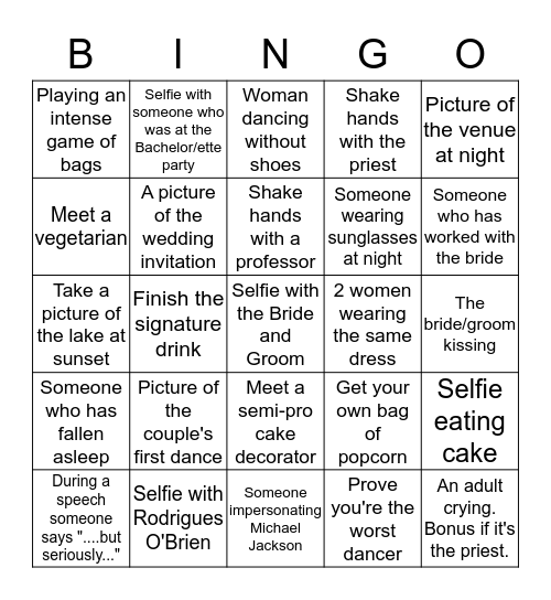Please post all your pictures as proof to #RtW2u  (meaning Round the World to You) Turn in your winning card to the Bartender Bingo Card