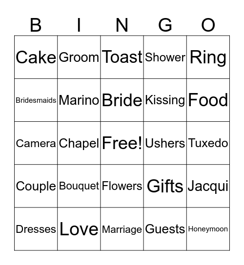 BINGO & CO. Bingo Card
