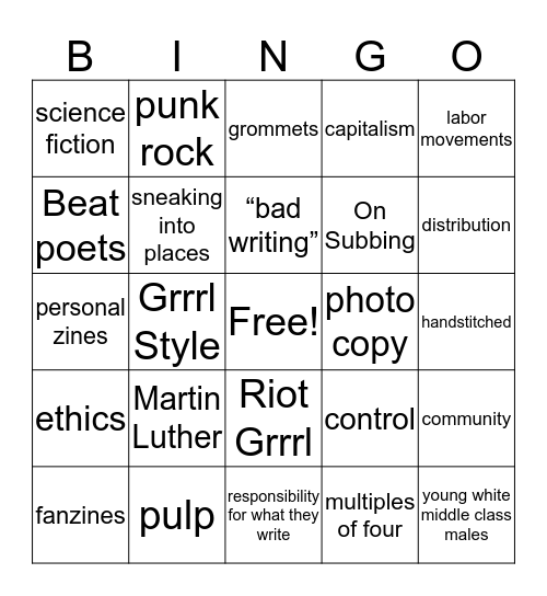 $100 and a T-Shirt Bingo Card