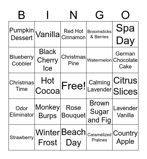 CSC Bingo Card