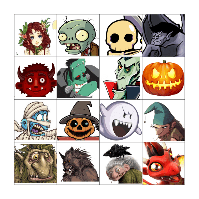 HALLOWEEN Bingo Card