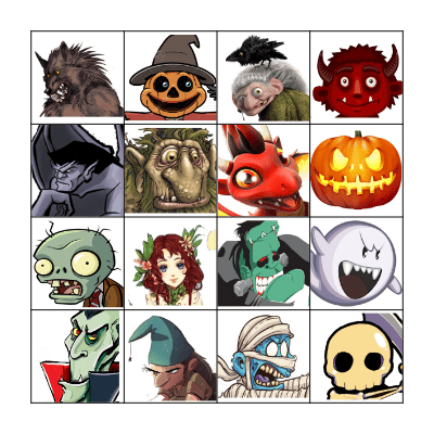 HALLOWEEN Bingo Card